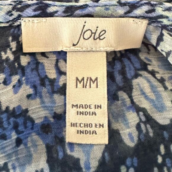 Joie Long Sleeve Tiered Printed Maxi Dress Parisian Paisley Size Medium - Picture 4 of 6